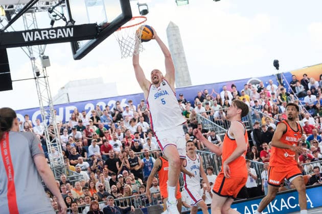 Basketball, FIBA 3x3 WM in Warschau, Serbien - Niederlande