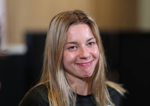 Tennis, French Open, Frauen, Maja Chwalinska Pressekonferenz
