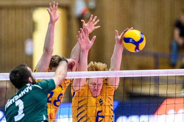 Volleyball, Länderspiel, Schweden - Aserbaidschan
