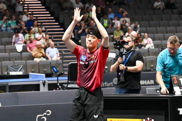 Tischtennis, TT Finals in Erfurt, Deutsche Meisterschaften, Dang Qiu zum dritten Mal Deutscher Meister im Einzel