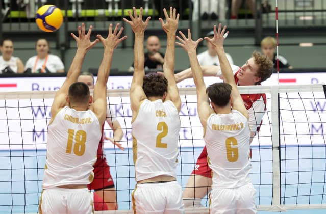 Volleyball, Männer, Länderspiel, Österreich - Montenegro