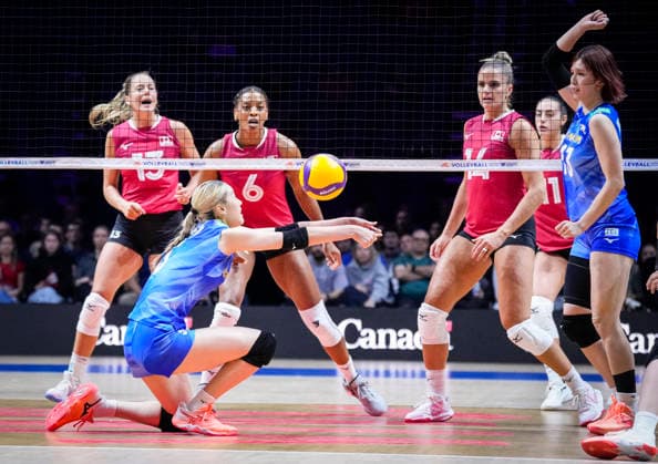 Volleyball, Frauen, Nations League, Kanada - Japan