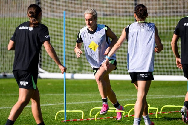 Fußball, Frauen, Nationalteam Australien, Training