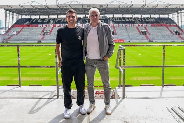 Fußball, 2. BL, FC St. Pauli, Vorstellung des neuen Trainers Marcel Rapp