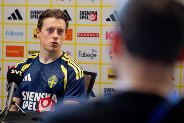 Fußball, Nationalteam Schweden, Pressekonferenz