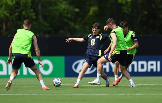 Fußball, FIFA WM 2026, Nationalteam Schottland, Training