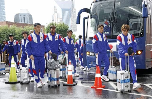 Fußball, FIFA WM 2026, Nationalteam Japan, Ankunft in Nashville