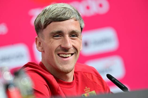 Fußball, FIFA WM 2026, Nationalteam Belgien, Pressekonferenz