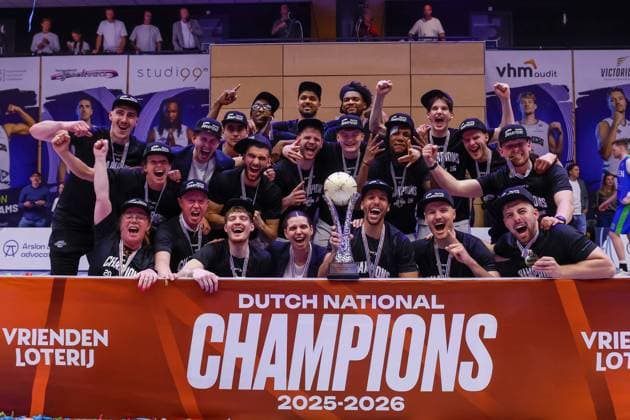 Basketball, DBL, Landstede Hammers besiegt ZZ Leiden im Finale um die Meisterschaft der Niederlande