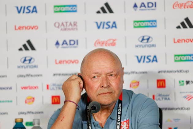 Fußball, FIFA WM 2026, Nationalteam Tschechien, Pressekonferenz