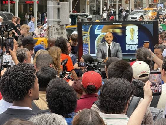 Fußball, FIFA WM 2026, Thierry Henry in New York mit Straßennamen geehrt