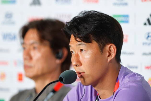 Fußball, FIFA WM 2026, Nationalteam Südkorea, Pressekonferenz