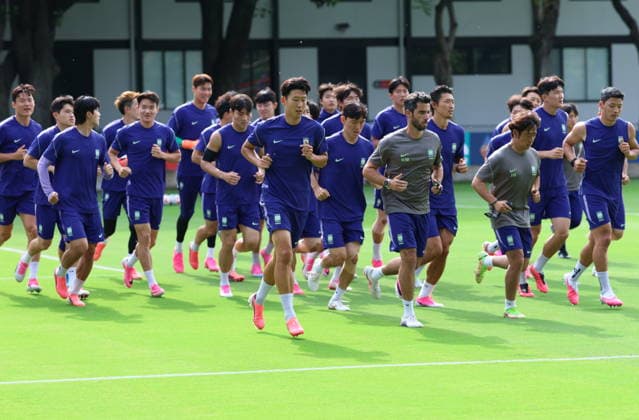 Fußball, FIFA WM 2026, Nationalteam Südkorea, Training