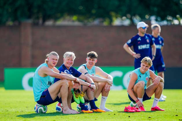Fußball, FIFA WM 2026, Nationalteam Norwegen, Training