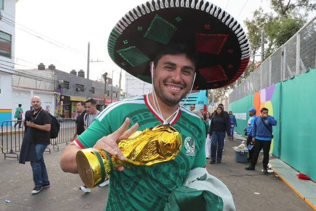 Fußball, FIFA WM 2026, Stimmung vor dem Eröffnungsspiel in Mexiko Stadt