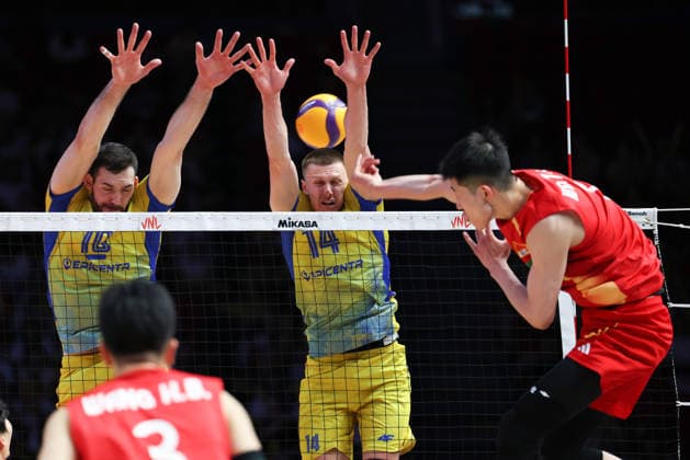 Volleyball, Nations League, China - Ukraine
