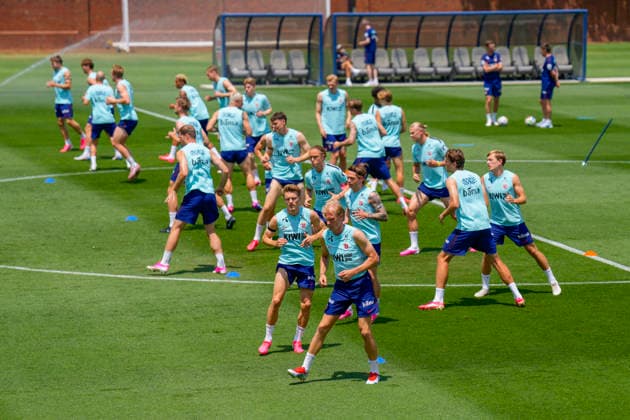 Fußball, FIFA WM 2026, Nationalteam Norwegen, Training