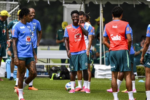 Fußball, FIFA WM 2026, Nationalteam Brasilien, Training