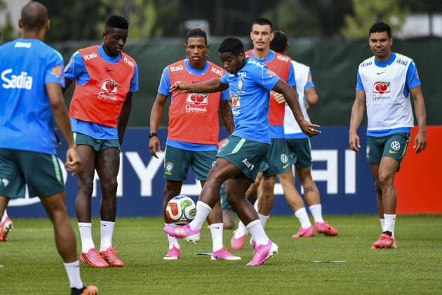 Fußball, FIFA WM 2026, Nationalteam Brasilien, Training