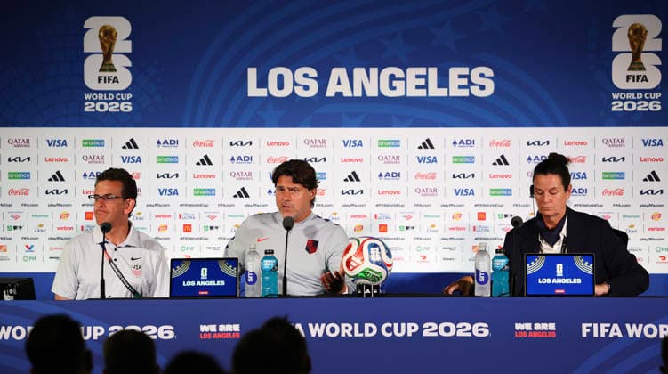 Fußball, FIFA WM 2026, Nationalteam USA, Pressekonferenz