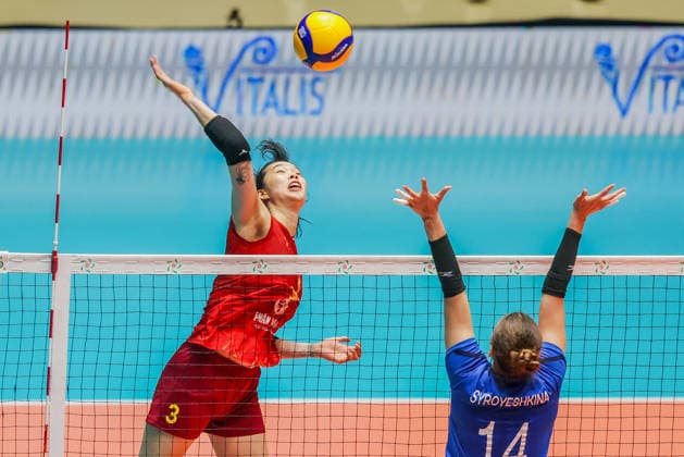 Volleyball, Frauen, AVC Womens Cup, Vietnam - Kasachstan