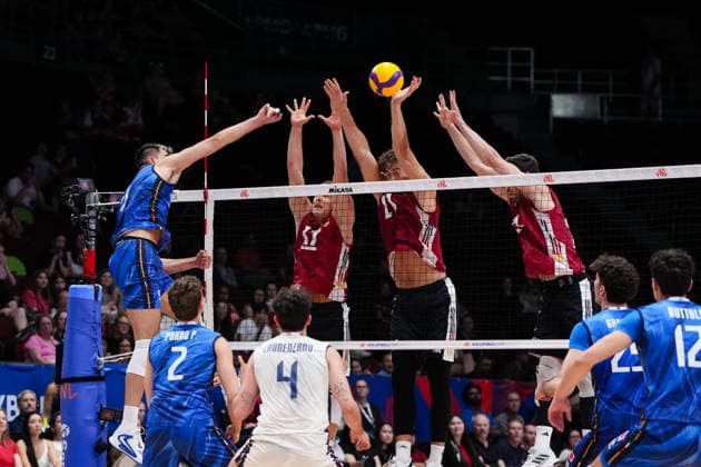 Volleyball, Nations League, Deutschland - Italien
