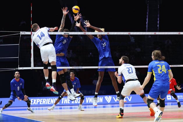 Volleyball, Nations League, Ukraine - Kuba