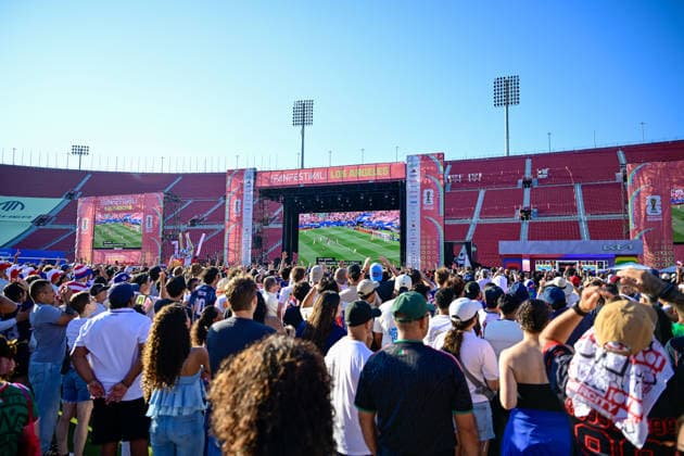 Fußball, FIFA WM 2026, Fanfest in Los Angeles