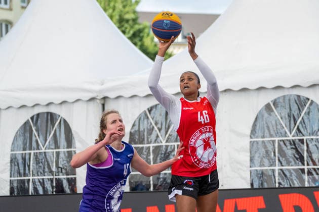 Basketball, Frauen, 3x3, INNSiDE 3x3 Circus in Düsseldorf
