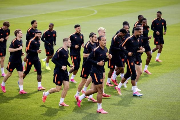 Fußball, FIFA WM 2026, Nationalteam Niederlande, Training