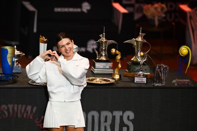 Tennis, Verabschiedung von Simona Halep