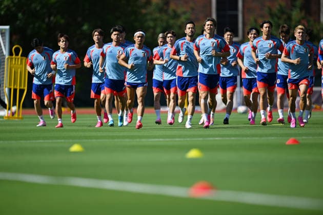 Fußball, FIFA WM 2026, Nationalteam Japan, Training