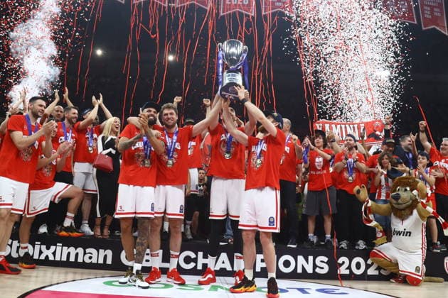Basketball, Griechenland, Olympiakos Piräus ist Meister nach Finalsieg gegen Panathinaikos Athen