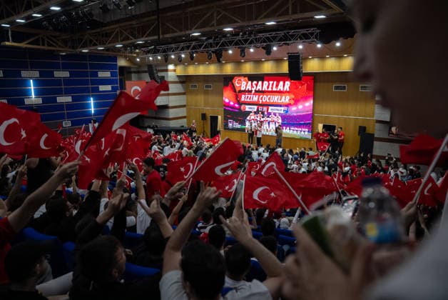 Fußball, FIFA WM 2026, Australien - Türkei, Public Viewing in Ankara