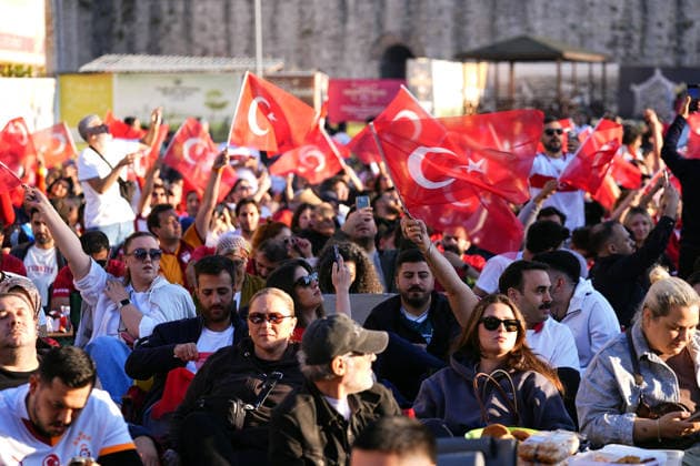 Fußball, FIFA WM 2026, Australien - Türkei, Public Viewing in Istanbul