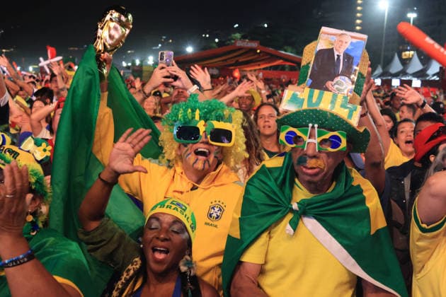 Fußball, FIFA WM 2026, Fanfest am Copacabana Beach in Rio de Janeiro