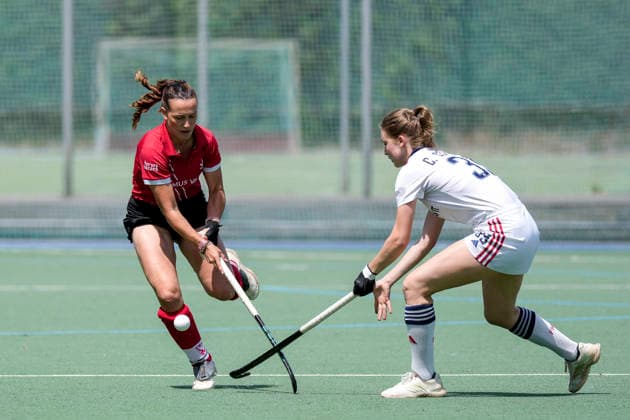 Feldhockey, Frauen, 2. BL, Feudenheimer HC - TSV Mannheim