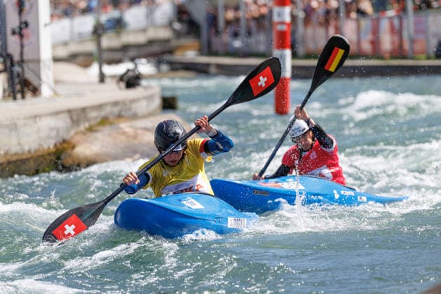 Kanu, ICF Slalom Weltcup in Augsburg