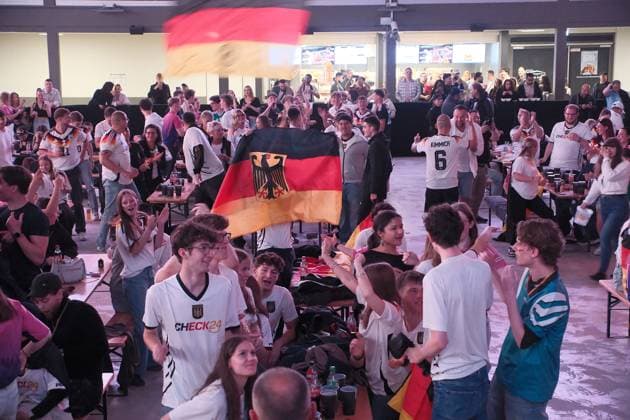 Fußball, FIFA WM 2026, Deutschland - Curacao, Public Viewing in Kassel