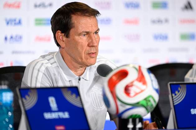 Fußball, FIFA WM 2026, Nationalteam Belgien, Pressekonferenz
