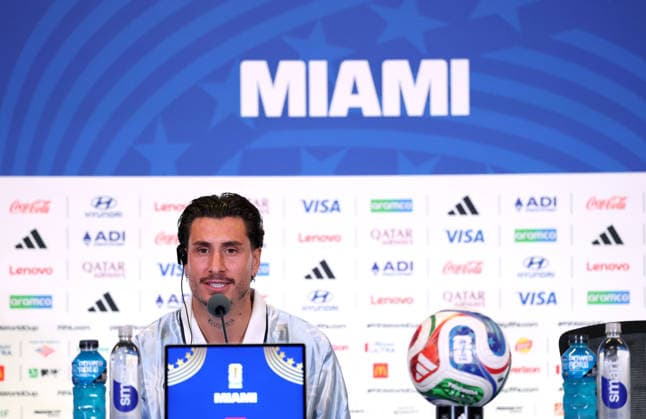 Fußball, FIFA WM 2026, Nationalteam Uruguay, Pressekonferenz