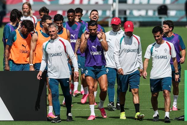 Fußball, FIFA WM 2026, Nationalteam Portugal, Training