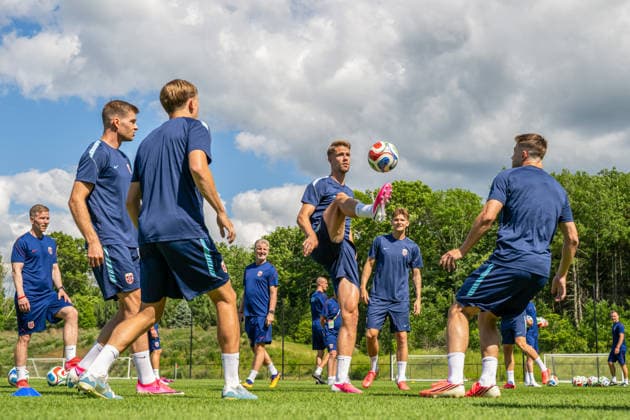 Fußball, FIFA WM 2026, Nationalteam Norwegen, Training