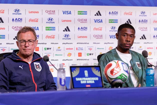 Fußball, FIFA WM 2026, Nationalteam Österreich, Pressekonferenz