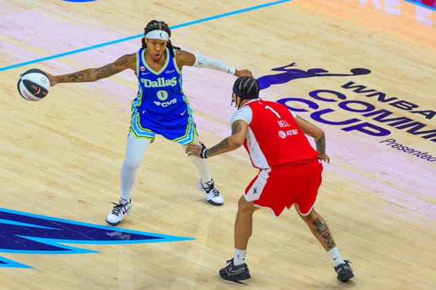 Basketball, WNBA, Dallas Wings - Las Vegas Aces
