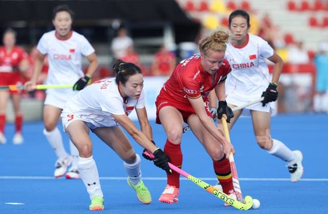 Feldhockey, Frauen, FIH Pro League, China - Belgien
