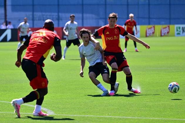 Fußball, FIFA WM 2026, Nationalteam Belgien, Training