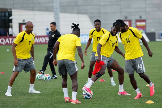 Fußball, FIFA WM 2026, Nationalteam Ghana, Training