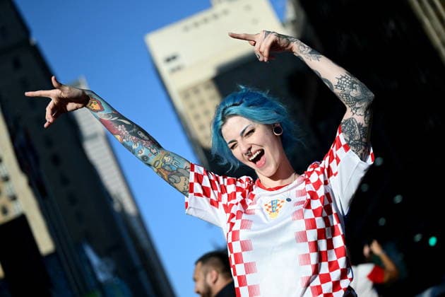 Fußball, FIFA WM 2026, Amerikanisch-Kroatische Parade in Dallas