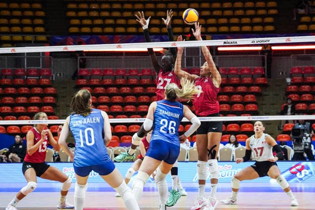 Volleyball, Frauen, Nations League, Kanada - Niederlande